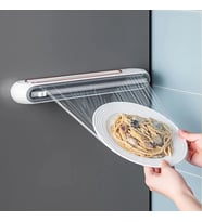 ShopyTech Mıknatıslı Streç Film Folyo Yağlı Kağıt Dispenseri Çift Yönlü Bıçaklı 30 cm Rulo Kesici