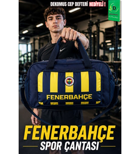 Lisanslı Fenerbahçe 2 Bölmeli Spor Çantası