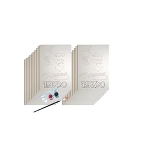 20 ADET OKUL SETİ-ATATÜRK BOYAMA SETİ- 17,5 x25 cm TUVAL + 3 BOYA + 1 FIRÇA- OKUL ETKİNLİĞİ