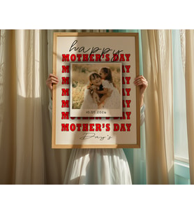 Stüdyo 14 Kişiye Özel Anneler Günü Hediyesi Mother's Day Çerçeveli Tablo - Anneye Hediye - Anneler Günü Hediyesi - (Ahşap)