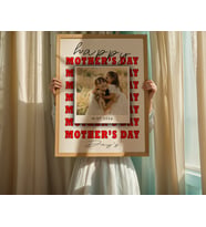 Stüdyo 14 Kişiye Özel Anneler Günü Hediyesi Mother's Day Çerçeveli Tablo - Anneye Hediye - Anneler Günü Hediyesi - (Ahşap)