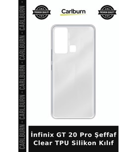 İnfinix GT 20 Pro Şeffaf Clear TPU Silikon Kılıf Telefon Kabı Arka Kapak Cep Kapağı