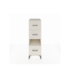 Kronos Dolap Tek Raflı 3 Çekmeceli 44x59x134 Aytaşı-Aytaşı