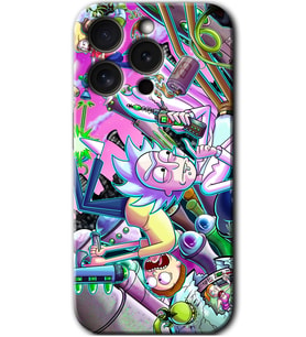 İphone 15 Pro Max Kılıf HD Desen Baskılı Kılıf - Graffiti Çizgi Film