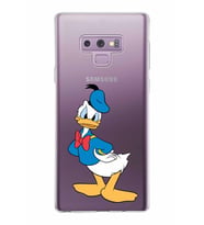 Samsung Galaxy Note 9 Kapak Donald Duck Tasarımlı Şeffaf Silikon Kılıf