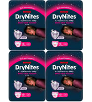 Drynites Emici Gece Külodu/Külot Bez Kız 13+ Yaş (48-60KG) X Large 80 Adet Mega Pk (4PK*20)