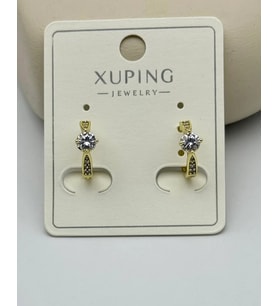 Xuping Gold Mini Taşlı Küpe 25-xpkp236