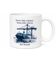 Deniz ve Liman İşletmeciliği Okuyanlara Rıhtım Vinç Gemi Yükleme Kupa Hediye