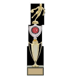 ODAK KUPA - Figürlü Kupalar - Basketbol Kadın Figürlü Kupalar FG-042 B - 44 cm