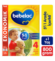 Bebelac 4 Çocuk Devam Sütü 800 g 1 Yaş+