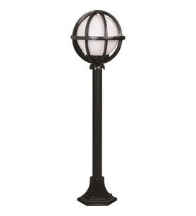 AVONNI BSU-68079-BSY-M2-BOP Siyah Boyalı Dış Mekan Aydınlatma E27 Aluminyum Polietilen Cam 30cm