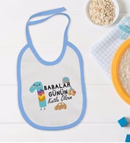 BK Kids Mavi Bebek Mama Önlüğü - Model 30
