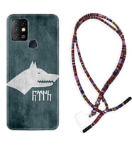 INFINIX Hot 8 9 10 11S Hot 10 Play 10T Kılıf Boyun Asklı Rasta Silikon Göktürk 2 1411