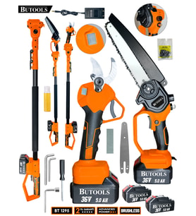 BUTOOLS BS-33 Şarjlı Dal Ağaç Kesme Budama Makası Testere