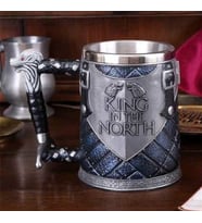 King İn The North Kupa Bardak 3 Boyutlu Kabartmalı 380 Ml