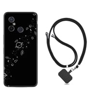 Xiaomi Redmi 12C Kılıf Silikon Boyun Askılı İpli Desenli Silikon Planet 1620