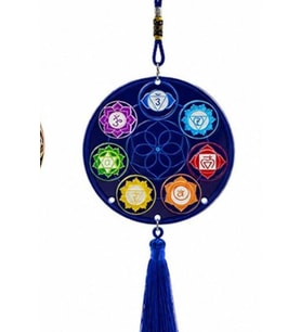 Çakra Feng Shui 7 Çakra Yoga Meditasyon Duvar Süsü Hayat Ağacı Yaşam Ağacı