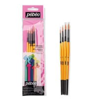 Pebeo 4'lü Yuvarlak Fırça Seti (2,4,6,8) SET-2 