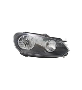 VW Golf 6 GTI (2008-2013 Arasi Golf 6 Icin Uyumludur) Far Seti Sol Sağ Cift Mercek 7.5 Gorunum J LED 5G1941005E Wisco