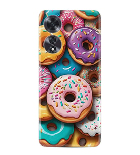 Oppo A60 Kılıf Boutique Baskılı Resimli Donut Pcode -031
