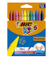 Bic Pastel Boya Plastidecor Karton Kutu 12 Lİ 920299 (Karışık)