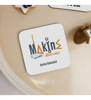 Kişiye Özel Makine Mühendisine Hediye Bardak Altlığı