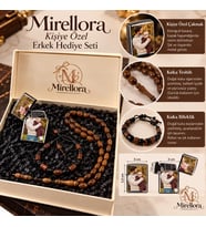 Mirellora Kişiye Özel Erkek Hediye Seti – Fotoğraflı Çakmak Kuka Tesbih ve Bileklik