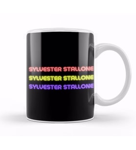 Sylvester Stallone Kupa Bardak Porselen