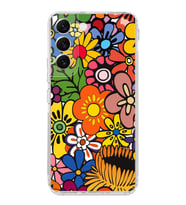PrintiFy Samsung Galaxy S22 ile Uyumlu 1mm Slim Fit Retro Colors 2 Baskılı Şeffaf  Kılıf