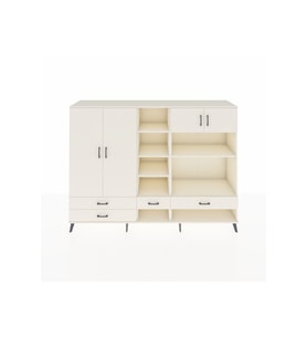 Hyperion Dolap 12 Raflı 4 Çekmeceli 4 Kapaklı 220x44x163 Aytaşı-Aytaşı