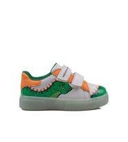Trend Adımlar Yeşil Cute Monster Işıklı Çocuk Sneaker