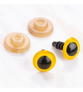 Loren 10 mm Sarı 5 Çift Amigurumi Göz