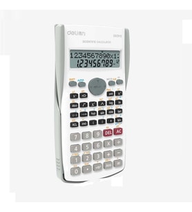 Deli Bilimsel Hesap Makinesi 240F-10+2 Digits Beyaz D82MS