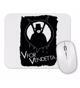 V  For Vendetta Mouse Pad