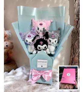 Sevimli Bebek Kuromiler Ayıcık Buketi