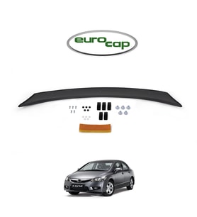 EUROCAP Honda Civic 8 Ön Kaput Koruma Rüzgarlık 3mm (ABS) 06-12