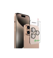 GREENMNKY Buddıes Iphone 16 Pro / 16 Pro Max Uyumlu Kamera Lens Koruyucu (Gold)