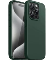 Digimanya Iphone 15 Pro Max Kılıf Silikon Lansman Soft Yumuşak Kamera Korumalı Kapak (Yeşil)