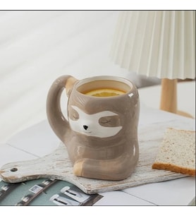 390ml Sevimli Karikatür Koala Seramik Isıya Dayanıklı Kupa Bardak