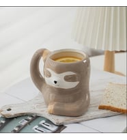 390ml Sevimli Karikatür Koala Seramik Isıya Dayanıklı Kupa Bardak