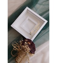 25x25 Cm Fotoğraf Bölümlü Verda Anı Çerçevesi! İsimli Ledli! Anı Çerçevesi(Fotoğraf Hediye)
