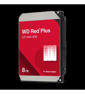 Wd Red Plus, Wd80efpx, 3.5", 8tb, 256mb, 5640 Rpm, 7/24 Güvenlik-nas-server Hdd
