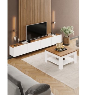 LinaSet Duvara Asılı Tv Ünitesi ve Orta Sehpa