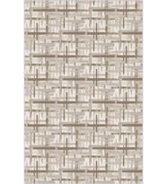 Eliana Home Baskılı, Yıkanabilir Kaymaz Taban Salon Halısı LNA0657 100x150 cm (Kahverengi)