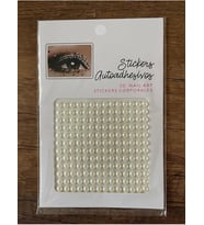 1 Adet İnci Taşlı Yapıştırma Tırnak Saç Makyaj Stickerı Yüz Taşı Yapışkanı Taş Sticker