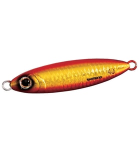 Shimano Ocea Stinger Butterfly Flat Light 66mm 40gr Metal Jig Yem 004 Red Gold