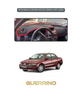 MITSUBISHI CARISMA BÜYÜK EKRAN 1997-2003TORPİDO KORUMA HALISI GRİ KENAR