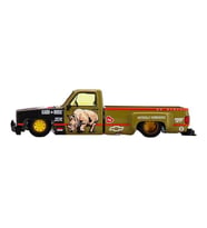 Mini GT 153 Kaido House Mizu Diecast Chevy Silverado Sumatran Rhino 1/64 Model Araba (Çok Renkli)