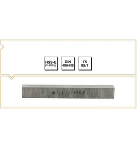 Makina Takım 10X10X100 HSS - E (%10Co) DIN 4964/B Kare Kesitli Torna Kalemi - MTE B00401010100