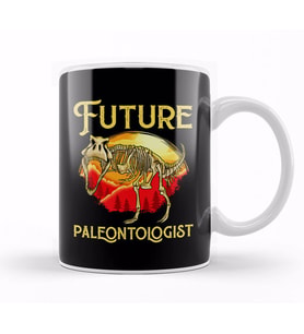 Future Paleontologist Dinosaur Obsessed Dinosaurs Kupa Bardak Porselen